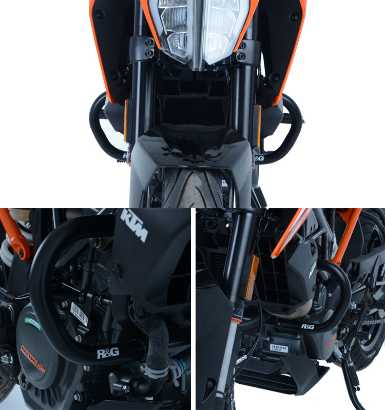 Adventure Bars:ORANGE KTM 125Duke(17-)/200Duke(17-)