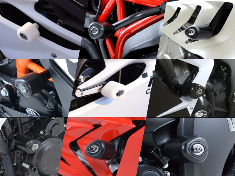 在庫あり RG エアロクラッシュプロテクター ホワイト CB1000R RG