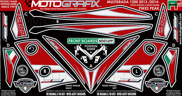 DUCATI | フロントパッド MOTOGRAFIX