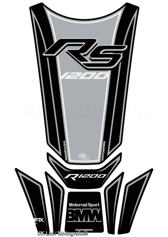 BMW R 1200 RS Motografix 3D Gel Tank Pad Protector TB027GO Tankpad