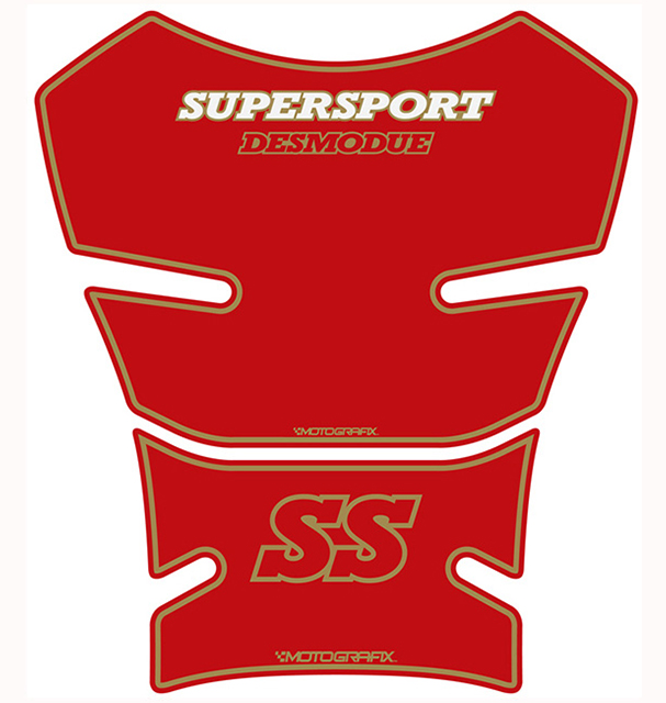 MOTOGRAFIX（モトグラフィックス) TANK PAD DUCATI SS Supersport(89-98) RED TD023R