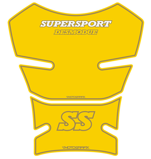 MOTOGRAFIX（モトグラフィックス) TANK PAD DUCATI SS Supersport(89-98) YELLOW TD023Y
