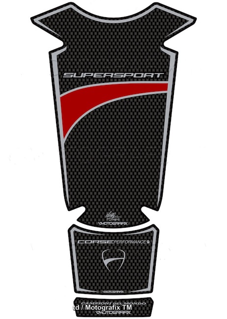 MOTOGRAFIX（モトグラフィックス) TANK PAD DUCATI Supersport(16/17) CARBON TD026CR