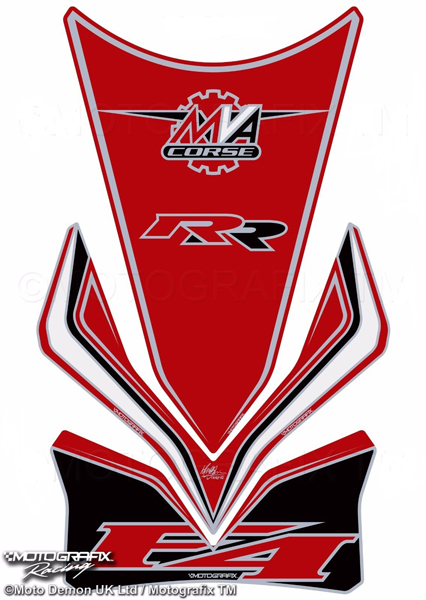 MOTOGRAFIX（モトグラフィックス） TANK PAD MV AGUSTA F4RR RED TM004R