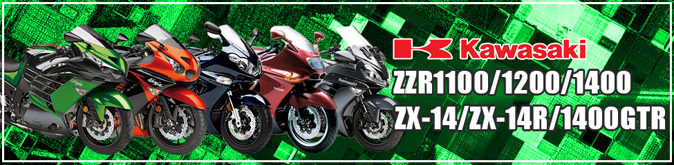 KAWASAKI ZZR1100/1200/1400/ZX-14/R/1400GTR